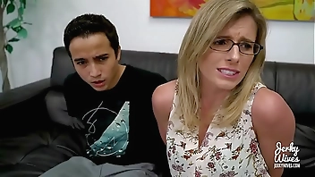 Step Son fucks his Step Mom with his Big Dick - Cory Chase