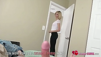 Helping Stepbrother with His Masturbation