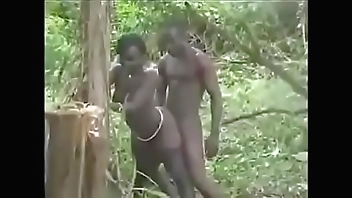 Black Girl Gets Fucked In Restricted Tribal Forest By 2 Very Hard