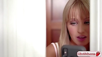 Stepteen takes a nude picture of stepmom