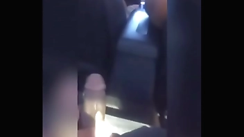 Uber Driver playin with my Dick
