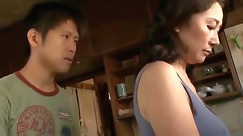 Asian MILF Cant Resist Her Stepson