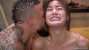 Black master b. anal bangs Asian sub