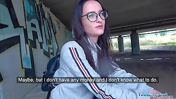 Public Agent Hot Czech body fucked under public bridge after sucking cock