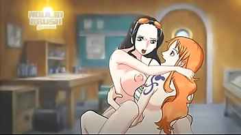 One pIece nami fuck robin futa