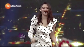 Tamanna in White Skirt Thighs Spicy Stage Dance