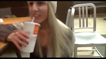 Cummed on my girlfriends face at mcdonalds