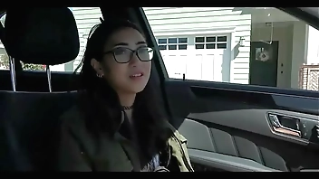 NERDY ASIAN TEEN FLASHES HER TITS IN PUBLIC AND FUCKED HARD