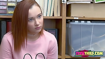 April's big mouth gets her deeply stuffed by horny officer