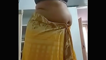 Swathi naidu saree and getting ready for romantic short film shooting