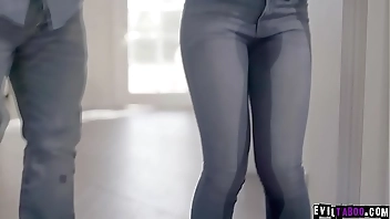 step Dad gets turned on by seeing her daughter Kendra Spade pisses herself!