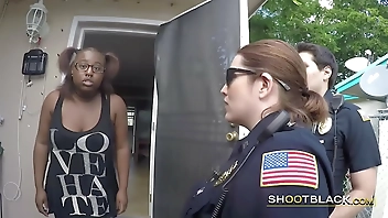 Criminal cheats on wife with TWO HORNY WHITE COPS