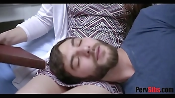 Naughty stepsister performs dick therapy for sick