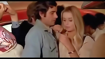 Two couples romantic in hut