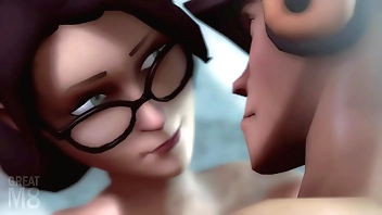 Miss Pauling and Scout - Team Fortress 2 [sfm] (with sound)