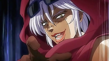 jojo's bizarre adventure stardust crusaders Egypt Arc capitulo 7 (sin censura)