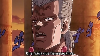 jojo's bizarre adventure stardust crusaders Egypt Arc capitulo 4 (sin censura)