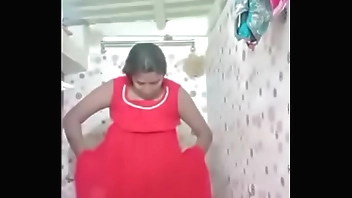 Swathi naidu wearing dress after bath part-2