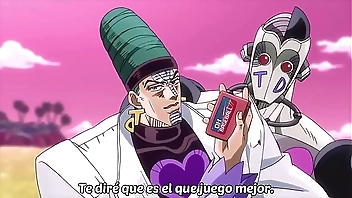 jojo's bizarre adventure stardust crusaders Egypt Arc capitulo 17 (sin censura)