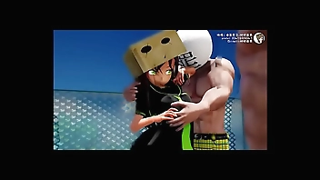 MMD 3D teens gets sin guys around cum right on the face