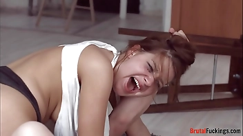 Teasing teen stepsister gets roughfucked