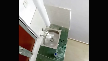 Hidden wathing indian sister