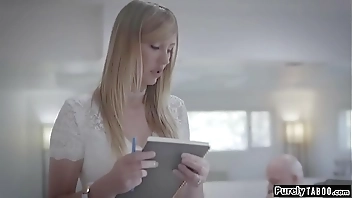 Busty secretary is by her boss until she sucks him