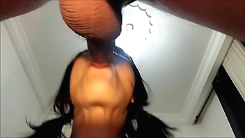 Amateur face fucked with cum in mouth