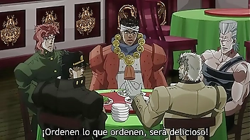 jojo's bizarre adventure stardust crusaders capitulo 4 (sin censura)