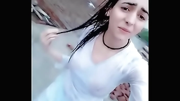 Kashmiri Girl Bathing