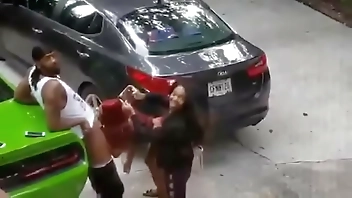 Twitter badselfiegirls Thot outside giving head