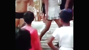 Indian girl naked dance on stage