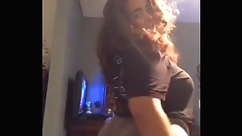 Bbw latina slut back at it again twerking