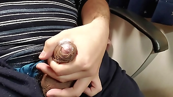 Japanese Foreskin uncut cock Masterbation