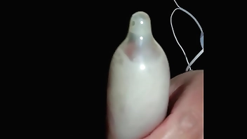 Huge load in condom