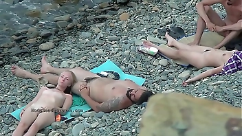 Hot european amateur nudists in this voyeur compilation