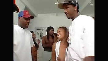 Orgy World : big bootie ebony twerk ass (Starring Kina KAra, Angie Love, and raven Sky)