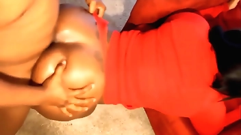 another phat ass ebony milf getting dicked down