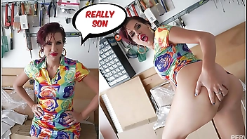 Savana Styles Fucked her STEPSON In Garage