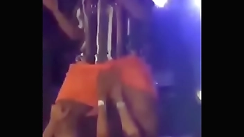Musician's boner touched and grabbed on stage