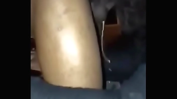 Hungry Ebony StepMom Working On a Big Black Cock Gobbles It All