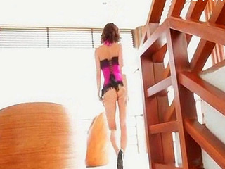 Naughty nippon cutie fucks herself for XXX pleasure in Tokyo thai room