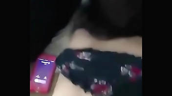 unfaithful girlfriend fucks while the boyfriend calls her
