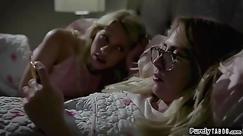 Willing teen turned on by being fucked by her bffs parents