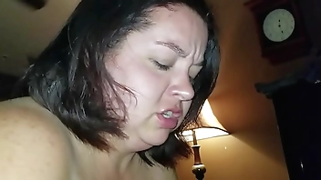 Sexy BBW Sucks Dick and Squirts all Over Cock (pt 1)