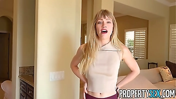 PropertySex - Sexy young homebuyer fucks to sell house
