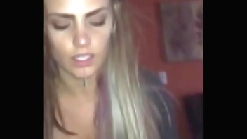 Teen Sucking big cock