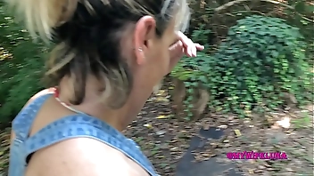 While we were setting up the house by the river my wife thought about relaxing with a good blowjob