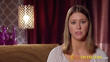 Swinger couple pushes their boundaries at the swingers party