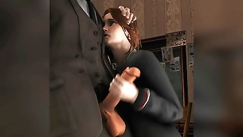 Hermione Granger jerks off Draco Malfoy's cock / Harry Potter porn - porn-chat.space